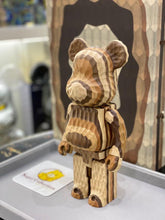 BE@RBRICK x Karimoku Fragment Design 400% - 雕刻层状木材 (2018) bearbrick fragmentdesign